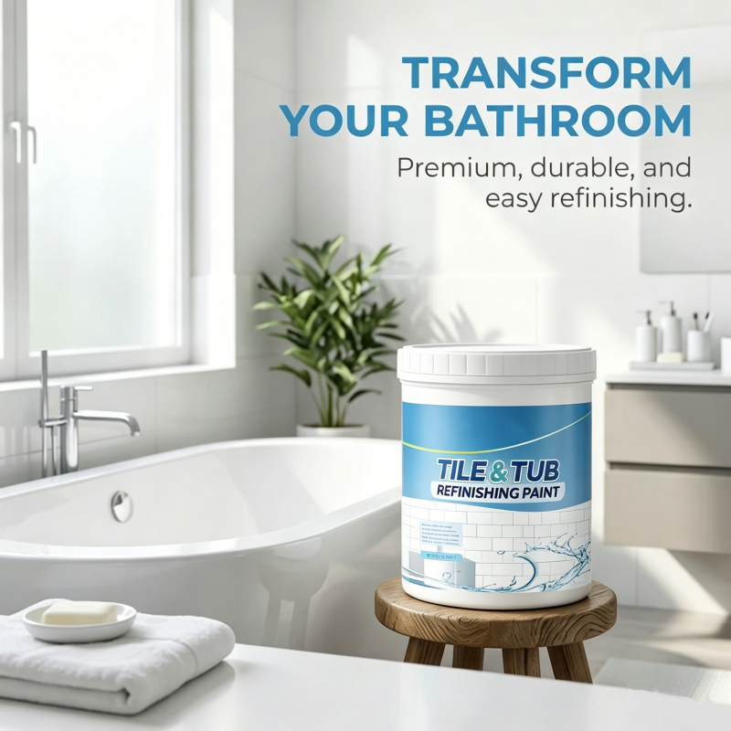 🛁 -50% | Kit de rénovation pour carrelage et baignoire – Finition durable et facile à appliquer🫧