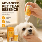 🐶 -50% | Gouttes de soin pour les yeux des animaux – Aident à réduire les taches de larmes