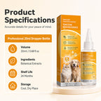 🐶 -50% | Gouttes de soin pour les yeux des animaux – Aident à réduire les taches de larmes