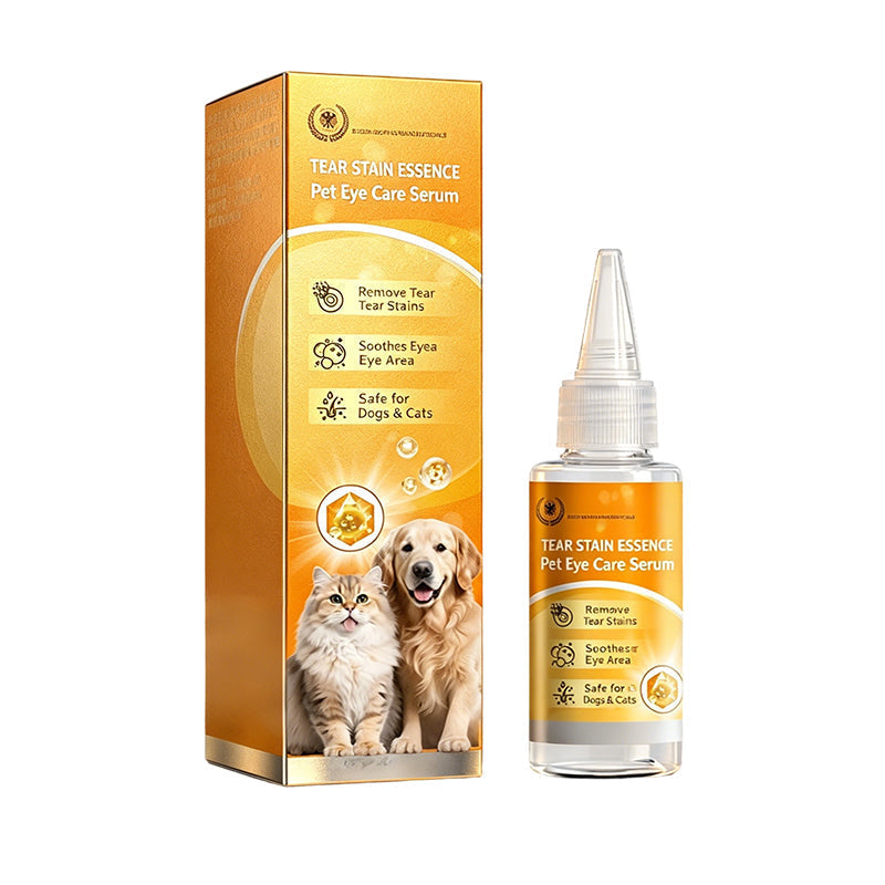 🐶 -50% | Gouttes de soin pour les yeux des animaux – Aident à réduire les taches de larmes