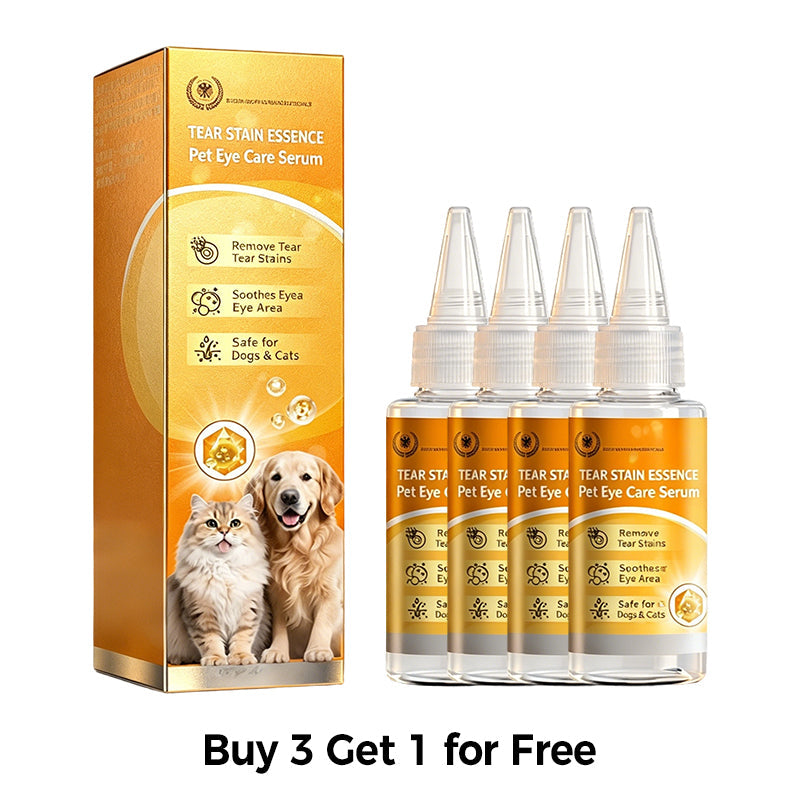 🐶 -50% | Gouttes de soin pour les yeux des animaux – Aident à réduire les taches de larmes