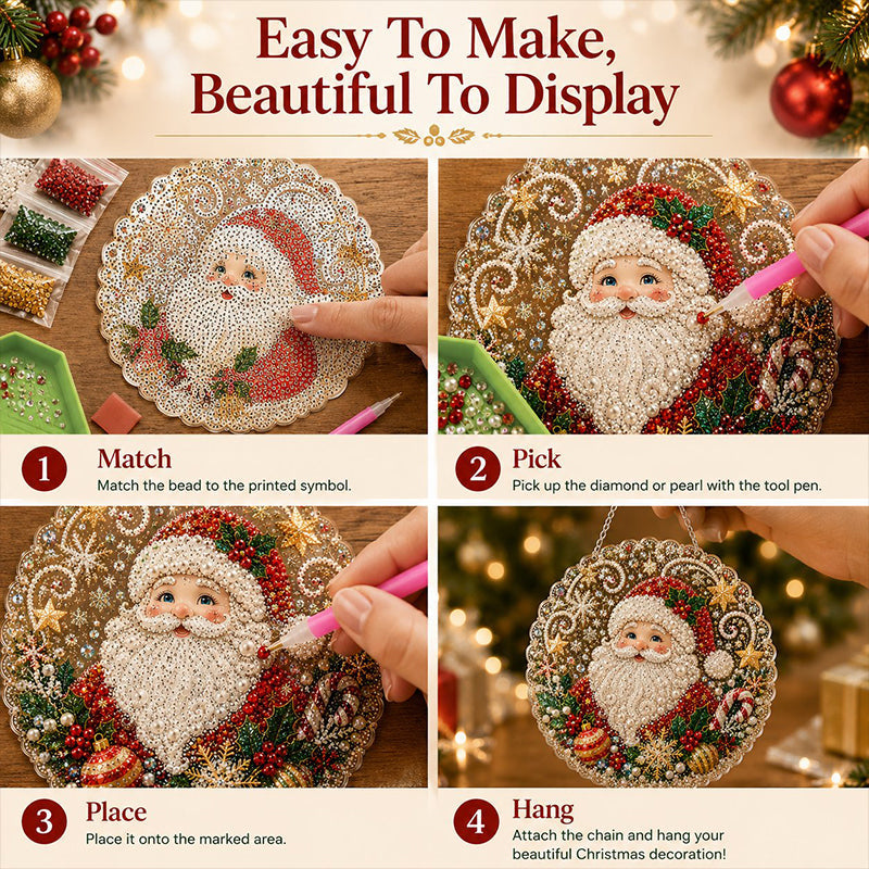🎄 -50% | Kit DIY de décorations de Noël à suspendre – Créatif & facile à réaliser