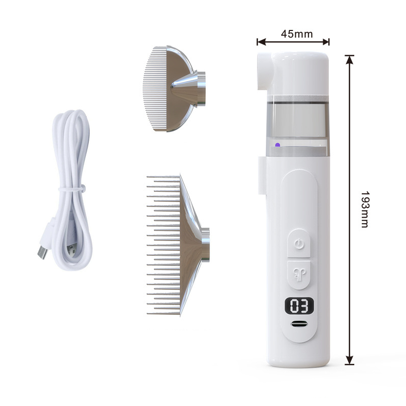 🐶 -50% | Brosse électrique de toilettage pour chiens et chats – Élimine les poils morts en douceur