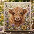 🦬✨ Kit DIY Art Perle de Vache des Highlands – Loisirs créatifs relaxants pour créer des œuvres côtières époustouflantes