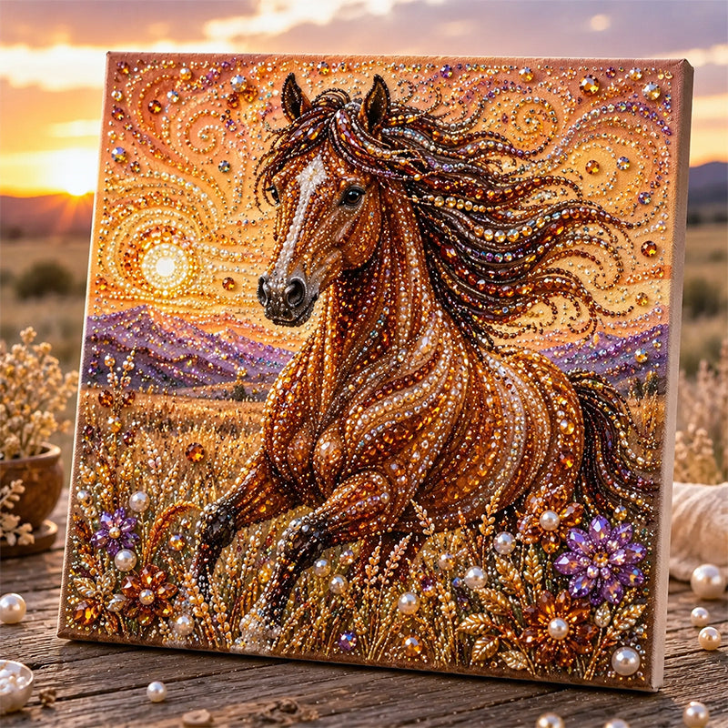 🦬✨ Kit DIY Art Perle de Vache des Highlands – Loisirs créatifs relaxants pour créer des œuvres côtières époustouflantes