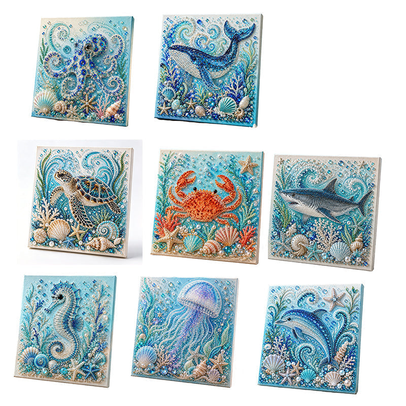 Kit de peinture « Creative Ocean Life » : création de perles artificielles à faire soi-même