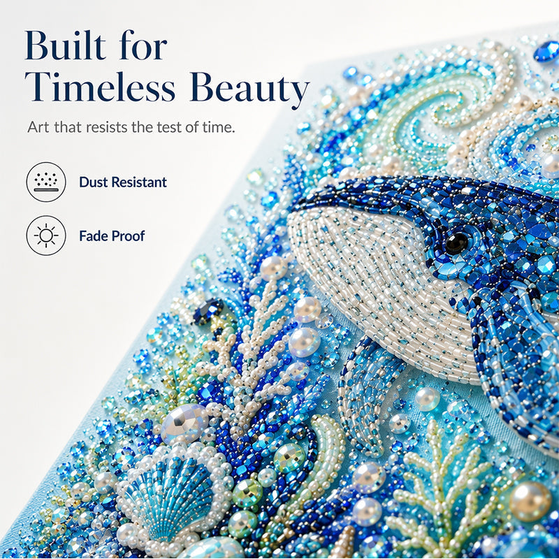 Kit de peinture « Creative Ocean Life » : création de perles artificielles à faire soi-même