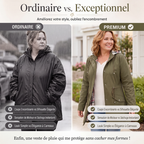 ⏰ DERNIER JOUR DES SOLDES : -50 % ✨ Veste Femme Chic, Légère & Imperméable 🧥
