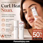 💖 ⏳ -50% | Recourbe-cils chauffant électrique rechargeable – Des cils naturellement recourbés